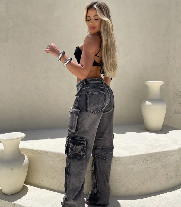 CALÇA JEANS 8 BOLSOS - Imagem 3